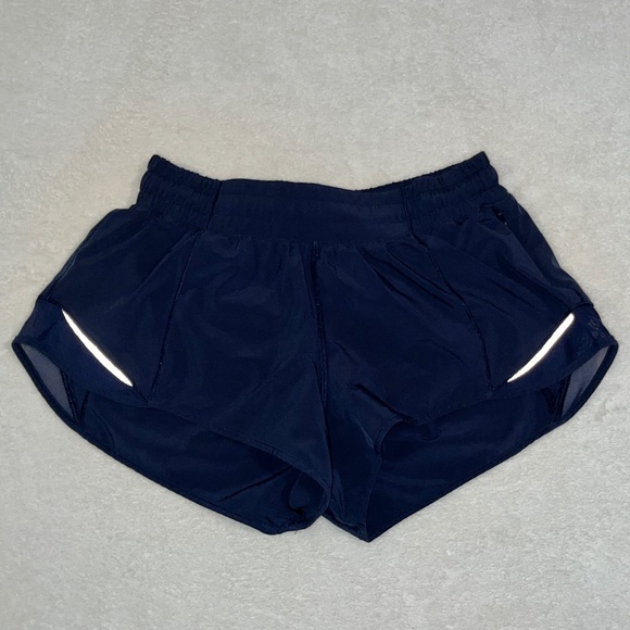 Lululemon Running Short 2" Navy Size 2 - Picture 1 of 8